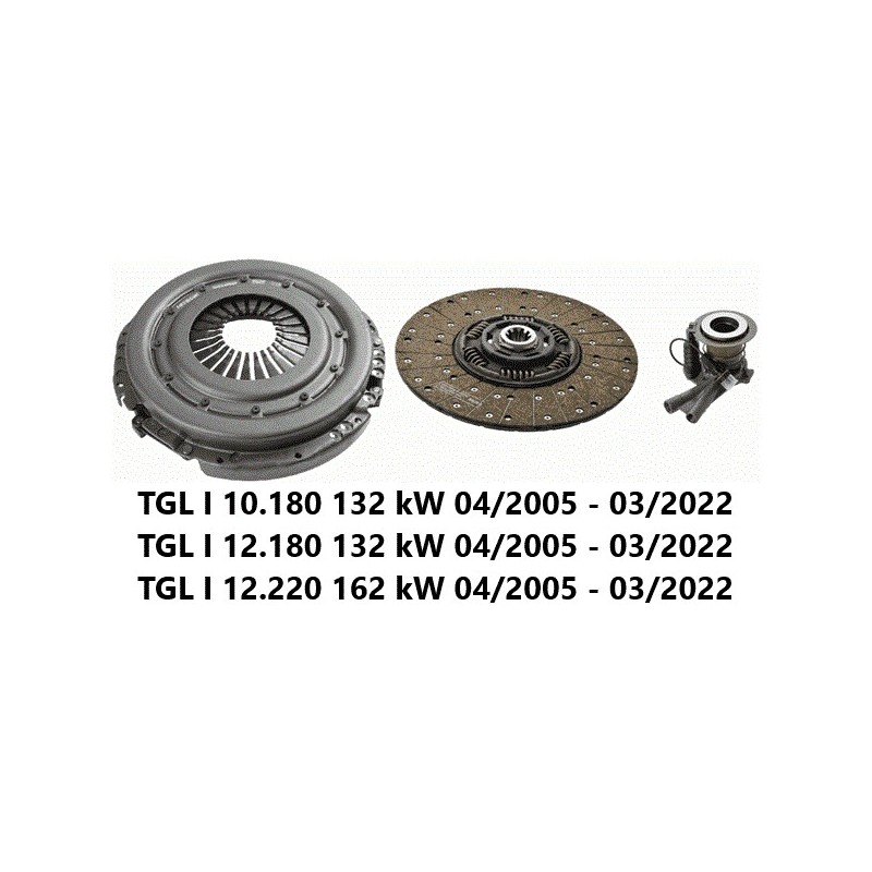 SACHS Clutch Kit plus CSC (3400710011) - Fits MAN Trucks SACHS Clutch Kit plus CSC (3400710011) - Fits MAN Trucks