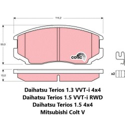 TRW GDB3214 Brake Pad Set - Reliable Performance