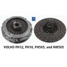 SACHS Clutch Kit (3400700703) for VOLVO FH/NH 565 - High-Quality Pre-assembled Kit with 400mm Diameter and 10 Teeth