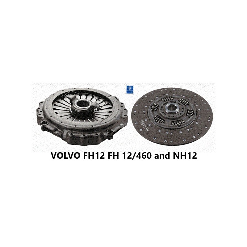 SACHS Clutch Kit (3400700351) for VOLVO FH12 FH 12/460 - 430mm Diameter, 24 Teeth, Pre-assembled SACHS Clutch Kit (3400700351) for VOLVO FH12 FH 12/460 - 430mm Diameter, 24 Teeth, Pre-assembled