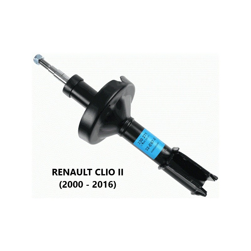 SACHS Shock Absorber (230271) for Renault Clio II - High-performance twin-tube design for superior ride comfort and handling. SACHS Shock Absorber (230271) for Renault Clio II - High-performance twin-tube design for superior ride comfort and handling.