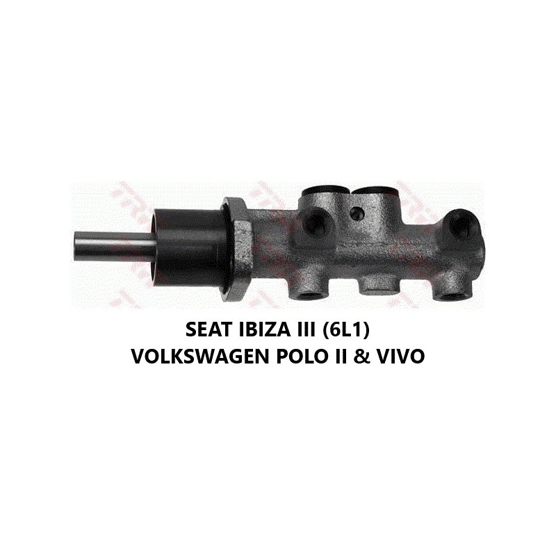 TRW Brake Master Cylinder (PMF555) - Fits SEAT IBIZA III & VW POLO II/VIVO. TRW Brake Master Cylinder (PMF555) - Fits SEAT IBIZA III & VW POLO II/VIVO.
