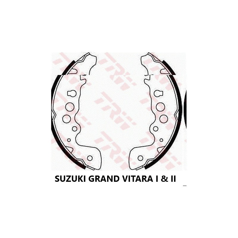 TRW Brake Shoe Set (GS8670)