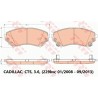TRW GDB4456 Brake Pads for Cadillac CTS - Premium Quality, OE Standards, 3-Year Warranty